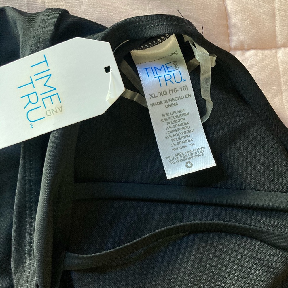 Time & Tru Halter Style XL Swim Top - Picture 3 of 5